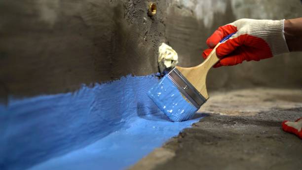 Commercial Emergency Waterproofing project at a Longport, NJ business property by SJ Waterproofing Pros